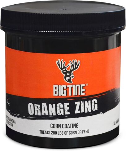 Big Tine Deer Corn Coating, Cherry On Top, 16 oz | A powerful, long-lasting deer attractant packed with the vitamins and minerals that keep deer coming back in Saudi Arabia