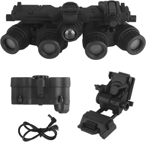 Tactical Night Vision Goggles Model GPNVG18 with Adjustable Helmet Bracket NVG Mount for PVS15/PVS18/GPNVG18, No Function (Black) in Saudi Arabia