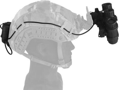 Tactical Night Vision Goggles Model GPNVG18 with Adjustable Helmet Bracket NVG Mount for PVS15/PVS18/GPNVG18, No Function (Black) in Saudi Arabia
