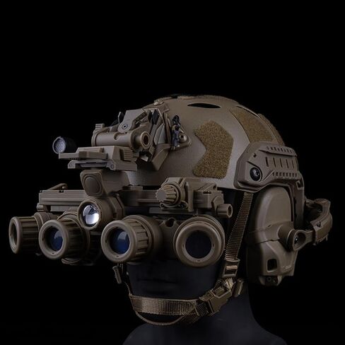 Tactical Night Vision Goggles Model GPNVG18 with Adjustable Helmet Bracket NVG Mount for PVS15/PVS18/GPNVG18, No Function (Black) in Saudi Arabia