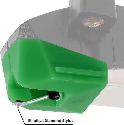 AT-VMN95E Record Player Needle Fits for Audio-Technica AT-LP120X-USB Model | Elliptical Turntable Stylus Replacement for AT-VM95E Cartridge, Include Lead Wires & Stylus Brush in Saudi Arabia