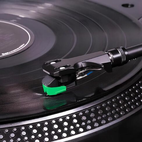 AT-VMN95E Record Player Needle Fits for Audio-Technica AT-LP120X-USB Model | Elliptical Turntable Stylus Replacement for AT-VM95E Cartridge, Include Lead Wires & Stylus Brush in Saudi Arabia