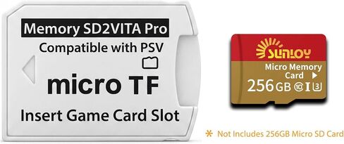 SD2Vita 6.0 PS Vita Memory Card Adapter, Micro SD to PSVita SD Card Adapter Compatible with PSV 1000/2000/PSTV FW 3.60 HENkaku Enso System in Saudi Arabia