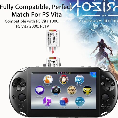 SD2Vita 6.0 PS Vita Memory Card Adapter, Micro SD to PSVita SD Card Adapter Compatible with PSV 1000/2000/PSTV FW 3.60 HENkaku Enso System in Saudi Arabia