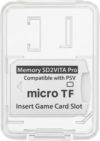 SD2Vita 6.0 PS Vita Memory Card Adapter, Micro SD to PSVita SD Card Adapter Compatible with PSV 1000/2000/PSTV FW 3.60 HENkaku Enso System in Saudi Arabia