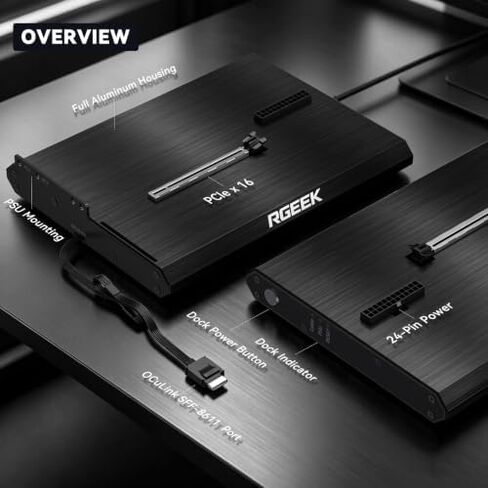 RGEEK PCIe 5.0 Oculink eGPU Dock and M.2 to Oculink Adapter | PCIe 5.0 Oculink eGPU Dock and PCIe 5.0 M.2 to Oculink Adapter in Saudi Arabia