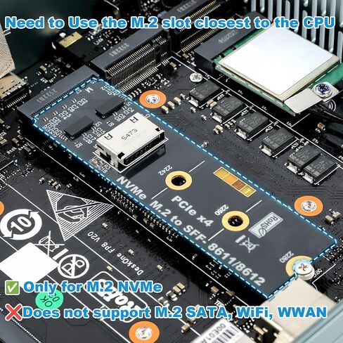 RGEEK PCIe 5.0 Oculink eGPU Dock and M.2 to Oculink Adapter | PCIe 5.0 Oculink eGPU Dock and PCIe 5.0 M.2 to Oculink Adapter in Saudi Arabia