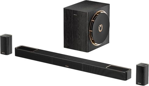 ULTIMEA 7.1.4ch Professional Wireless Sound Bar System for TV, Skywave X60 | 840W, w/Dolby Atmos, Surround Sound, 8" Wireless Subwoofer, 28Hz Low Frequency, GaN Amplifier, 4K HDR Pass-Through in Kuwait