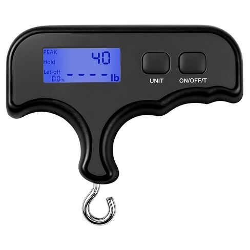 Digital Bow Scale,110Lbs/50kg High Accuracy Archery Draw Weight Scale | With Hook & Peak Hold, Handheld Portable Electronic Hanging Scale for Bow Tuning, Compound Bow, Recurve Bow & Luggage in Saudi Arabia