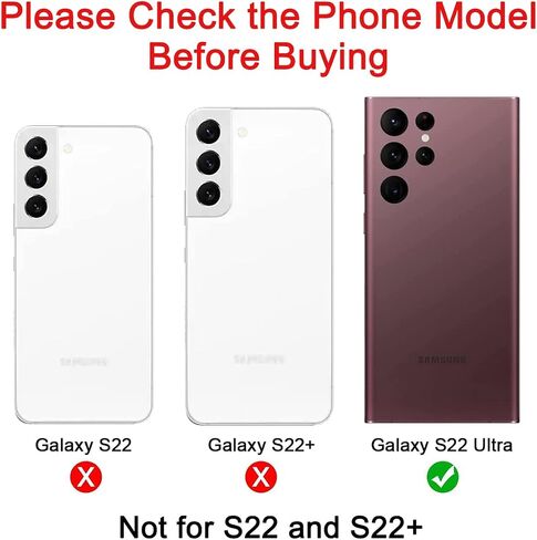 مجموعتان من قطع غيار زجاج عدسة الكاميرا الخلفية الخلفية لهاتف Samsung Galaxy S22 Ultra مع مجموعة أدوات إصلاح وإصلاح مثبتة مسبقًا in Kuwait