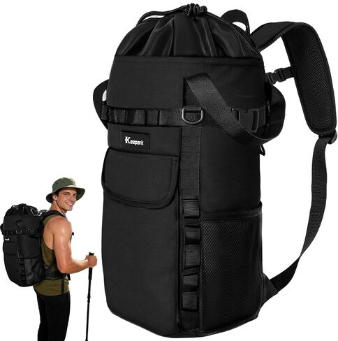 Arborist Climbing Rope Bag - Large Capacity Tree Ropes Storage Bags, Waterproof Oxford Outdoor Rock Climbing Gear Backpack With Adjustable Shoulder Straps & Hand Straps -Blue in Kuwait