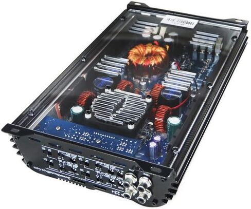DOWN4SOUND JP234 Black Gloss | 2000W 4-Channel Class D Car Audio Amplifier, 234W x 4 @ 14.4V - 4 ohms, 334W x 4 @ 14.4V - 2 ohms, Multi-Speaker System in Saudi Arabia