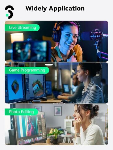 SOOMFON Stream Controller Studio Deck 10 Macro Keys, 4 Dials, 1 Touch Strip | 10 LCD Buttons, Touch Strip Display, 4 Multifunction Dials to Trigger Actions, Compatible with OBS, Twitch, Discords, Youtube in Saudi Arabia
