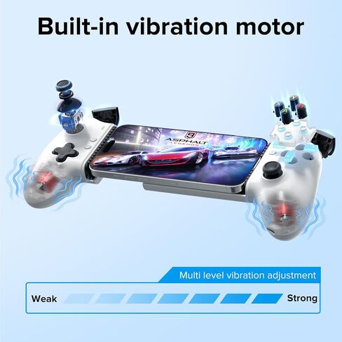 ZIKE Z331 Gaming Controller with Hall Effect Joysticks & Triggers | USB-C Mobile Gamepad for iPhone 15/16/17 & Android，Wireless Controller for PC, Xbox, Steam, Smartphones in Saudi Arabia