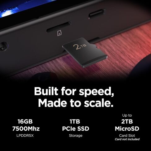 Lenovo Legion Go 2 – Mobile Gaming Console – AMD Ryzen Z2 CPU – 8.8" WQXGA PureSight OLED Display – 144Hz – Integrated AMD Radeon™ Graphics – 16GB Memory – 1TB Storage – Fingerprint Reader | Mobile Gaming Console, Featuring 144Hz Display, Integrated AMD R in Saudi Arabia