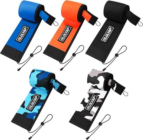 Fishing Rod Protective Sleeve, Neoprene Fishing Pole Socks for Casting, Spinning, Trolling Rod – Lightproof & Puncture Resistant in Saudi Arabia