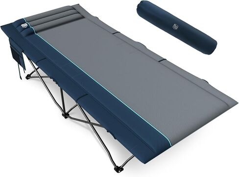 Timber Ridge 31.8" W Extra Wide Heavy Duty Camping Cot for Adult, Easy Set Up Oversized Sleeping Cot with Carry Bag for Camping, Travel and Outdoors, Support up to 450lbs in Kuwait