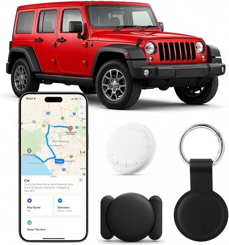 Mini GPS Tracker for Vehicles,Tracker Device for Vehicles No Subscription | No Monthly Fee No SIM,Hidden Tracking Devices For Cars With Magnetic Case(Available for Android and iOS) in Saudi Arabia