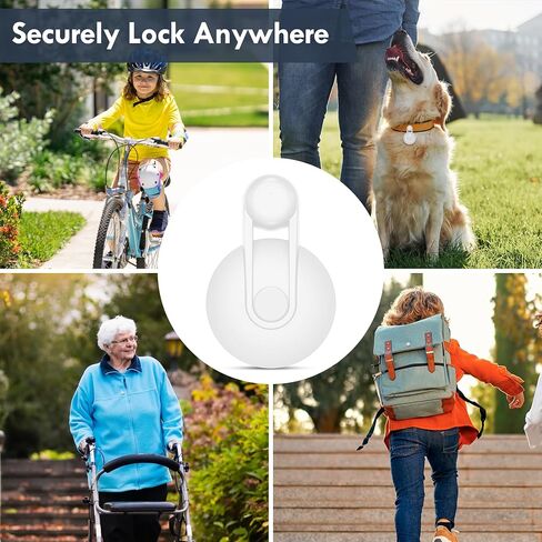 Otag GPS Tracker for Kids Hidden 2pack, Security Tag with Pins Works with Find My (iOS only), Lost Mode, Anti-Removal Tracking Device for Children, Elderly, Pets, Backpack, Vehicles (White) in Saudi Arabia
