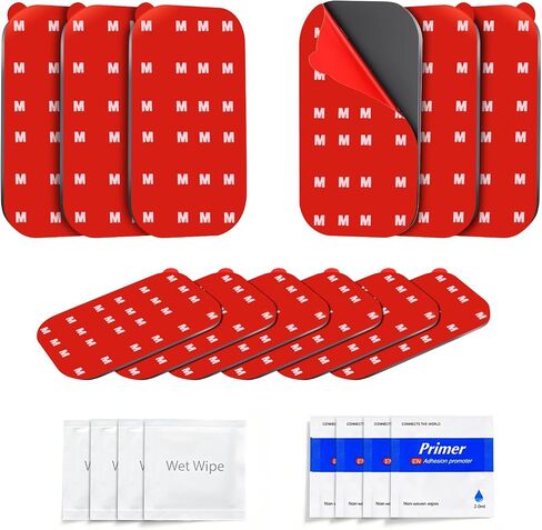 6 Pcs Dash Cam Adhesive Pads, Double Sided Adhesive Pads for Car Dashboard,Very High Bond Heat Resistant Tape for Windshield,Heavy Duty Sticky Pads for Car Phone Holder and Dash Cam in Kuwait