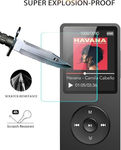 3 Pack for AGPTEK A02 A02PL A02X A02S MP3 Player Screen Protector | HD Clear Anti-Fingerprint Anti-Scratch Soft TPU Screen Protector Flim for AGPTEK A02 A02PL A02X A02S MP3 Music Player in Kuwait