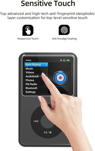 Screen Protector for innioasis Y1 Mp3 Player, HD Soft Film Screen Protector for innioasis Y1 Touch Screen, Anti-Scratch, Touch Sensitive, Anti-Fingerprint, 2 Pack. in Saudi Arabia