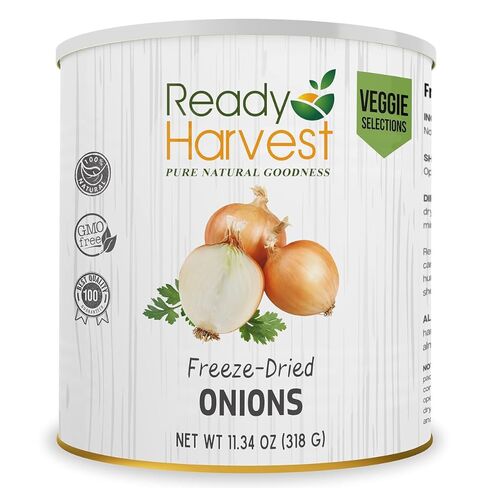 Ready Harvest Freeze-Dried Yellow Onions Dried Onions Minced Emergency Supplies Survival Emergency Rations #10 Can 25-Year Shelf Life 11.34 oz in Saudi Arabia