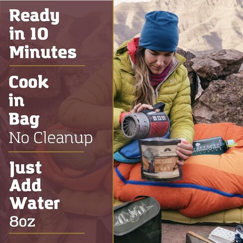 Packit Gourmet West Memphis Grits Soufflé | Premium Freeze Dried Backpacking & Camping Food | Large Portions | High Protein | Just Add Water Meal | All-Natural Ingredients | Made in USA | Freeze-Dried and Dehydrated Foods in Saudi Arabia