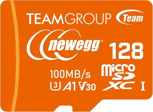 NEWEGG microSDXC A1 Card, Read Speed up to 100 MB/s, 128GB for Cameras, Drons, and Android Smartphones, 4K UHD U3 V30, TUSDX128GIV30A172 in Saudi Arabia