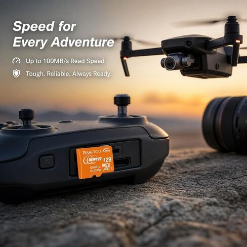NEWEGG microSDXC A1 Card, Read Speed up to 100 MB/s, 128GB for Cameras, Drons, and Android Smartphones, 4K UHD U3 V30, TUSDX128GIV30A172 in Saudi Arabia