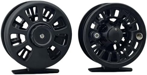 2pcs Fly Fishing Reel 85mm Large Arbor Left Right Hand Switchable Lightweight 122g Arbor Spool for Trout River Stream in Saudi Arabia