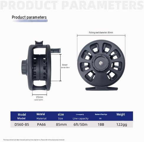 2pcs Fly Fishing Reel 85mm Large Arbor Left Right Hand Switchable Lightweight 122g Arbor Spool for Trout River Stream in Saudi Arabia