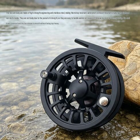 2pcs Fly Fishing Reel 85mm Large Arbor Left Right Hand Switchable Lightweight 122g Arbor Spool for Trout River Stream in Saudi Arabia
