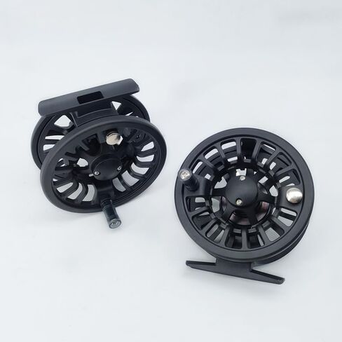 2pcs Fly Fishing Reel 85mm Large Arbor Left Right Hand Switchable Lightweight 122g Arbor Spool for Trout River Stream in Saudi Arabia