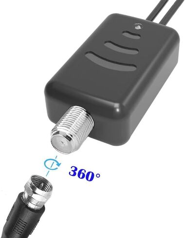 TV Antenna Amplifier, Antenna Signal Booster for TV Indoor, Low Noise/Clears Up Pixelated Amplifier, High Gain Signal Booster, USB Powered with LTE Filter Kit in Saudi Arabia