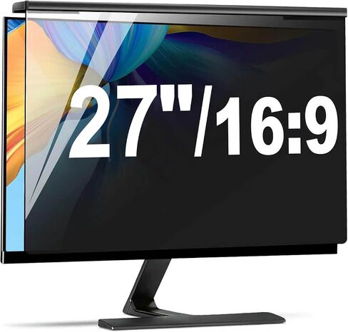 Hanging 32 Inch Computer Privacy Screen Filter, Hanging Computer Screen Privacy Cover, Compatible with, 32 Inch 16:9 Widescreen Monitors, Protect Eyes from Glare and Blue Light in Saudi Arabia
