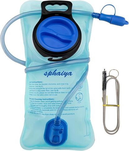 Hydration Bladder 2L-3L with Cleaning Brush - Wide Opening, Leak Proof Water Reservoir for Hiking Cycling Running Camping Backpack - BPA Free in Saudi Arabia