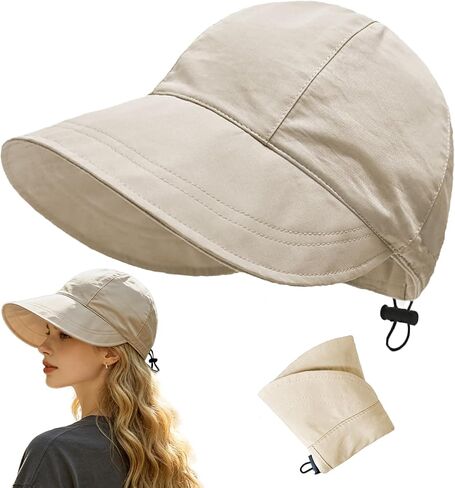 huablo UPF 50+ Womens Sun Hat Wide Brim Sun Hat UV Protection Hiking Fishing Hat Adjustable Head Circumference for Easy Carry in Saudi Arabia