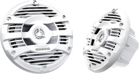 Kenwood KFC-1653MRW 6.5" 2-way Marine Speakers Pair (White) in Kuwait