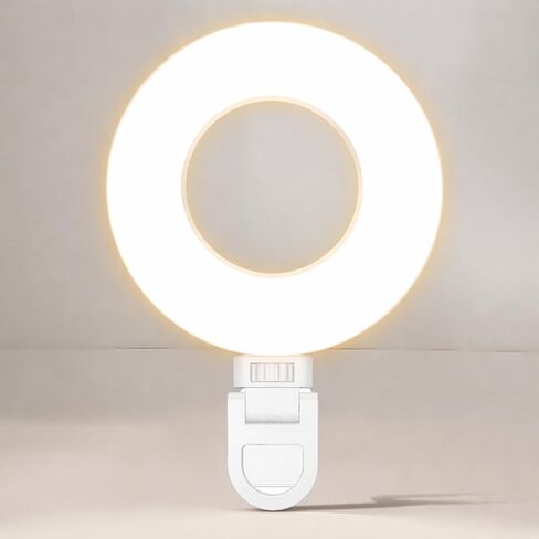 LITTIL Selfie One Pro - Ring Light for Phone, iPhone, Android or Laptop | 3 Adjustable Light Modes | Rechargeable Batteries | Removeable Clip | Perfect for Beauty, Influencers, Creators in Saudi Arabia