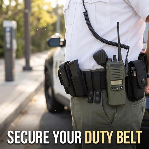 9 Pack Duty Belt Keepers, 1" Nylon Double Snap Belt Holders for 2.25" Tactical Belts in Saudi Arabia