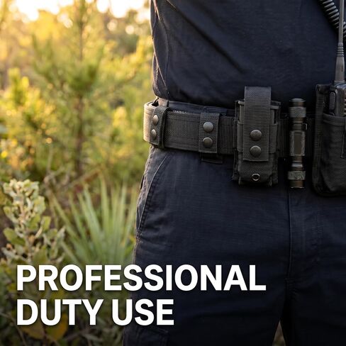 9 Pack Duty Belt Keepers, 1" Nylon Double Snap Belt Holders for 2.25" Tactical Belts in Saudi Arabia