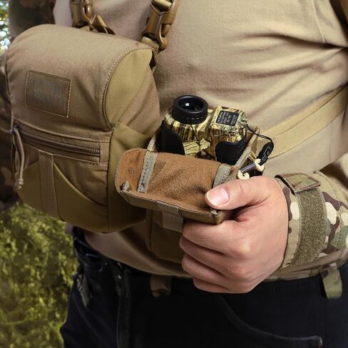 VOTAGOO Rangefinder Pouch with Protective Padding and Quick-Release Buckle, Molle Compatiblefor Binocular Packs, Tactical Hunting Bag Accessory in Saudi Arabia