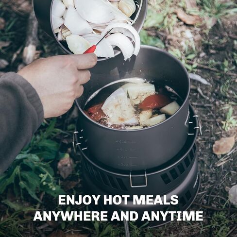Fire Maple Versatile Outdoor Cooking Set Gas Stove Camping Cookware Kit | Aluminum Alloy & Stainless Steel, 3000W High-Power Output, Fuel Consumption: 215g/h, Weight: 2.9lbs in Saudi Arabia