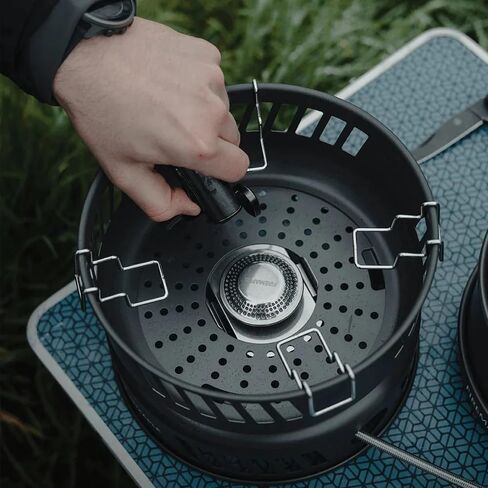 Fire Maple Versatile Outdoor Cooking Set Gas Stove Camping Cookware Kit | Aluminum Alloy & Stainless Steel, 3000W High-Power Output, Fuel Consumption: 215g/h, Weight: 2.9lbs in Saudi Arabia