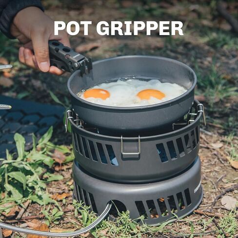 Fire Maple Versatile Outdoor Cooking Set Gas Stove Camping Cookware Kit | Aluminum Alloy & Stainless Steel, 3000W High-Power Output, Fuel Consumption: 215g/h, Weight: 2.9lbs in Saudi Arabia