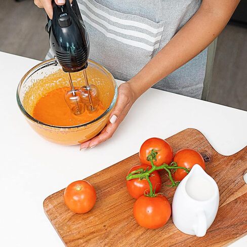 AIWA 5-Speed Hand Mixer with Eject Button, Electric Handheld Mixer for Cream, Batter, Eggs & Baking, Stainless Steel Beaters, Dishwasher-Safe, Lightweight Compact Design, Black in Saudi Arabia