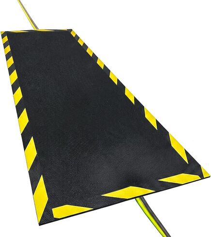 47.2in x 15.7in - Nylon top Carpet and Rubber Backing Cables Cord Cover Mat in Saudi Arabia