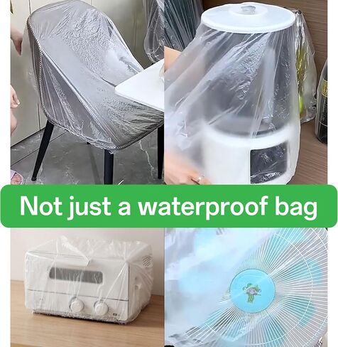 IIUIKOO10 Pack Backpack Rain Cover Waterproof Disposable Elastic Covers for 15L-40L Backpacks, Hiking Camping Travel Cycling Emergency Raincoat Protector in Saudi Arabia