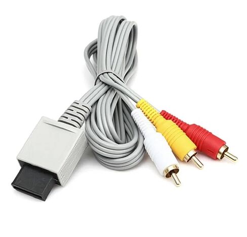 50pcs Universal Cable for Nintendo Wii Controller Console,Audio Video Av Cable Cord Composite for Will in Saudi Arabia